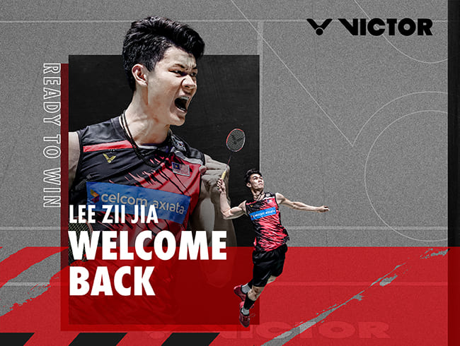 Malaysian Badminton Ace Lee Zii Jia Back to the VICTOR Family