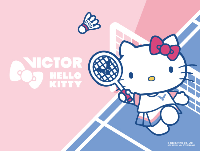 VICTOR X HELLO KITTY Collection is back with adorable athleisure style